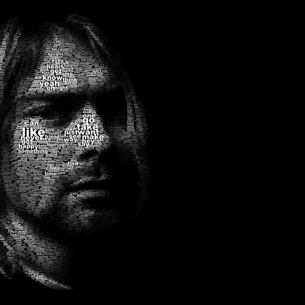 Kurt Cobain Typography HD Wallpaper www.altenay.com