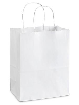 Recycled White Gift Bags grande