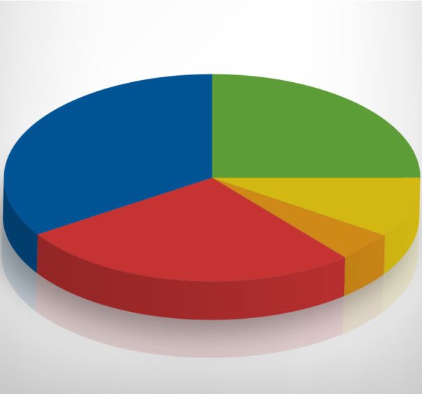 vector 3d pie chart with reflection 800x561 1