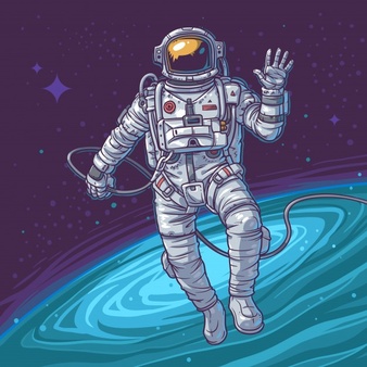 vector illustration cosmonaut 1441 11