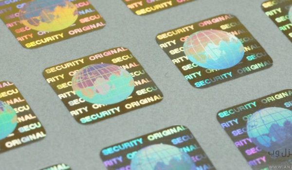what is a holographic label stickers